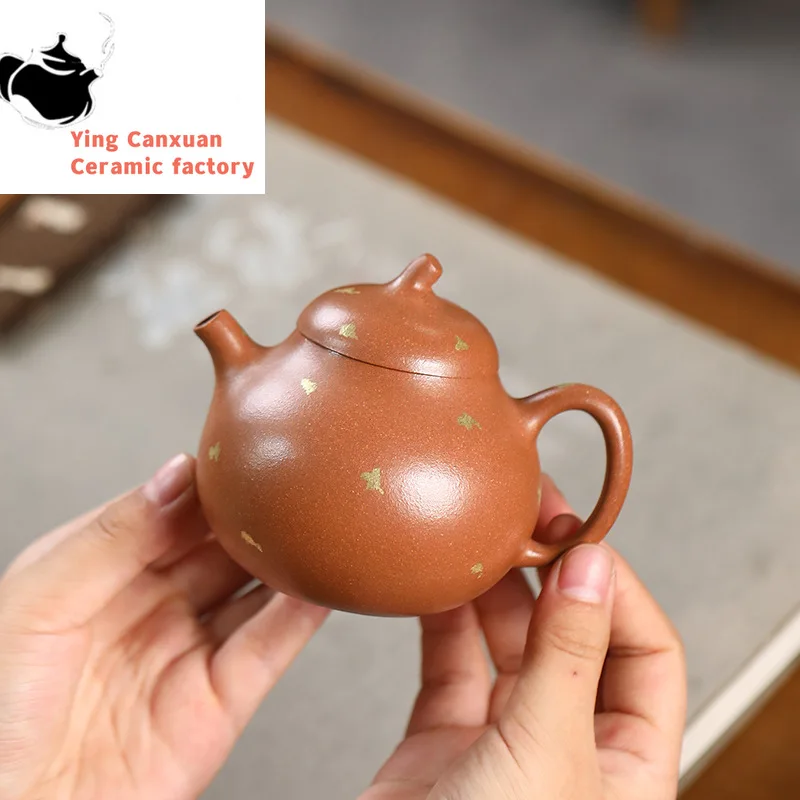 

170ml High-end Chinese Yixing Purple Clay Teapots Beauty Kettle Famous Handmade Tea Pot Raw Ore Zisha Tea Set Teaware Collection