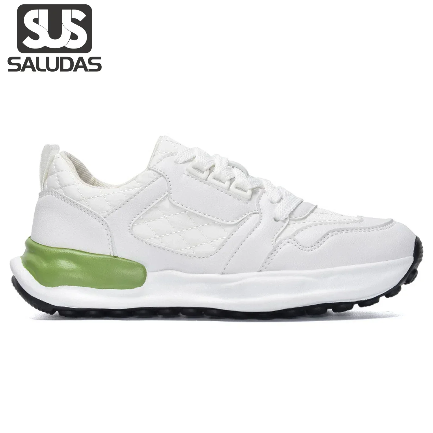 

SALUDAS Sneakers Winter Casual Sports Shoes For Women Light Comfortable Breathable Thick Soled White Sneakers Women Tennis Shoes