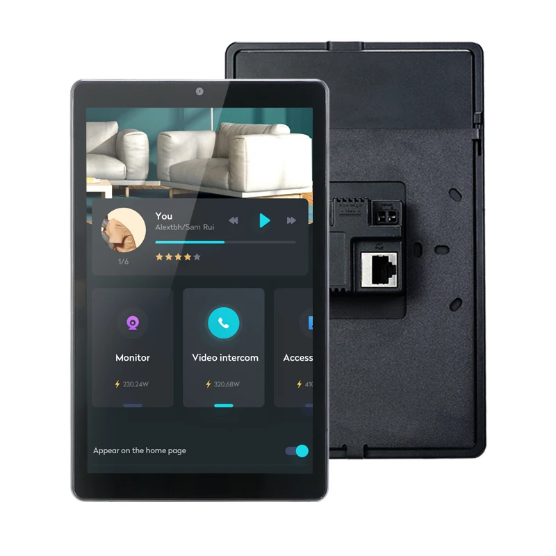 

8 inch in wall POE tablet Android 11 RS485 Smart Home POE Tablet