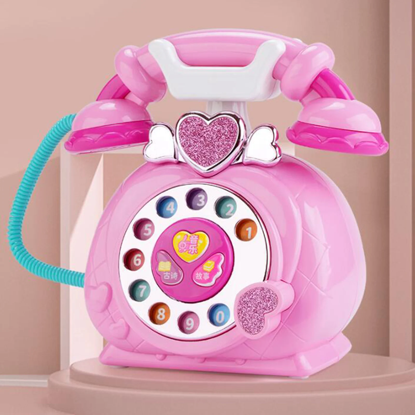 Telephone Toy Storytelling Machine Cognition Enlightenment Baby Musical Toys for Toddlers Early Educational Toy Birthday Gift 5