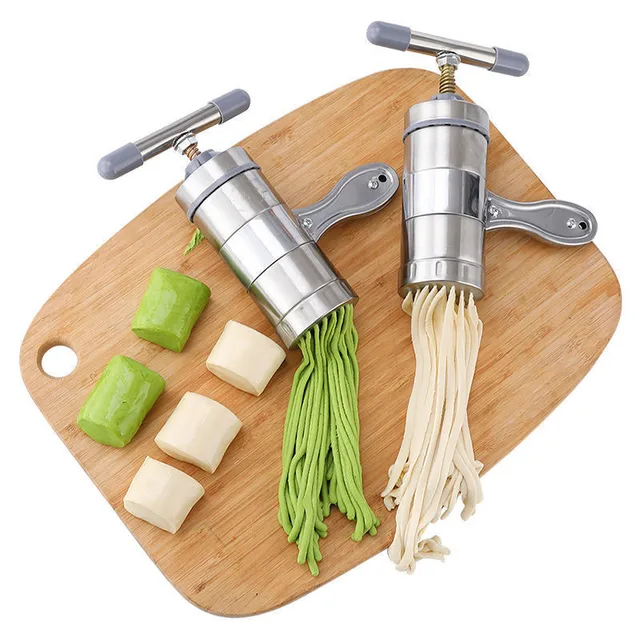 Kézi Rozsdamentes Acél Sajtó Noodle Maker Tésztagép Crank Cutter Gyümölcs Gyümölcsös Edények Készítése Spagetti Konyhai Szerszámok - Image 3