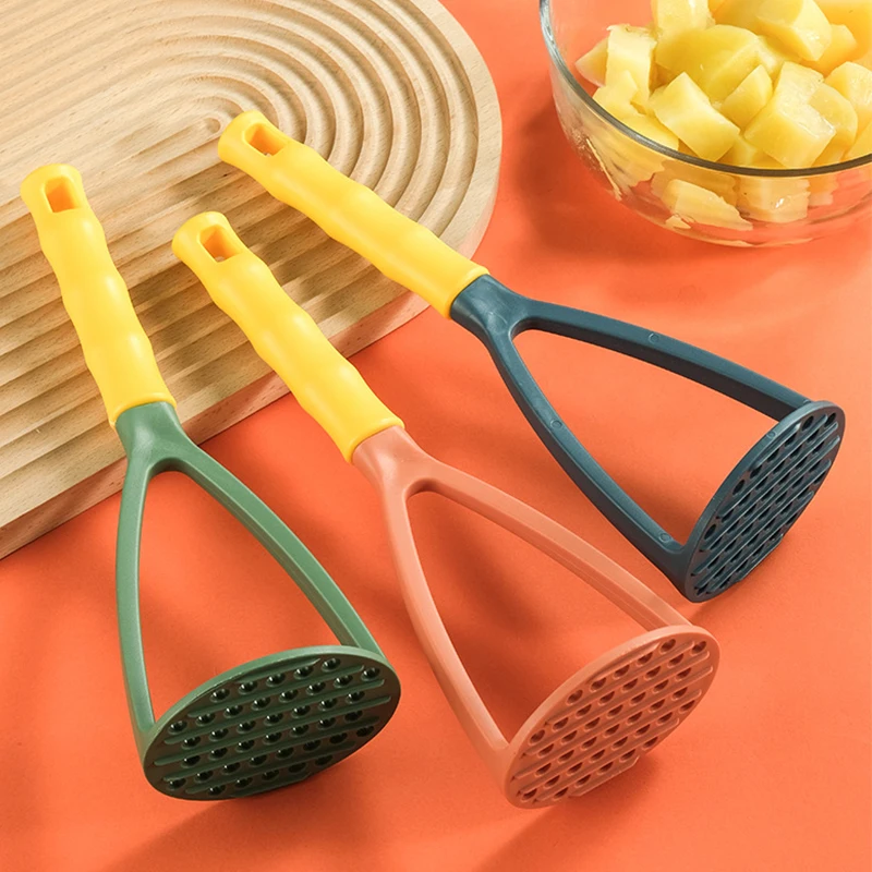 

1pc PP Pressed Potato Masher Ricer Puree Juice Maker Pusher Smooth Mashed Potatoes Crusher Fruit Tools Kitchen Supplies