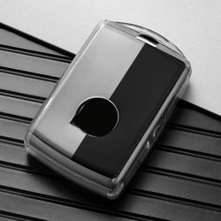 Premium TPU Car Key Protection Shell Cover Accessory (Transparent)