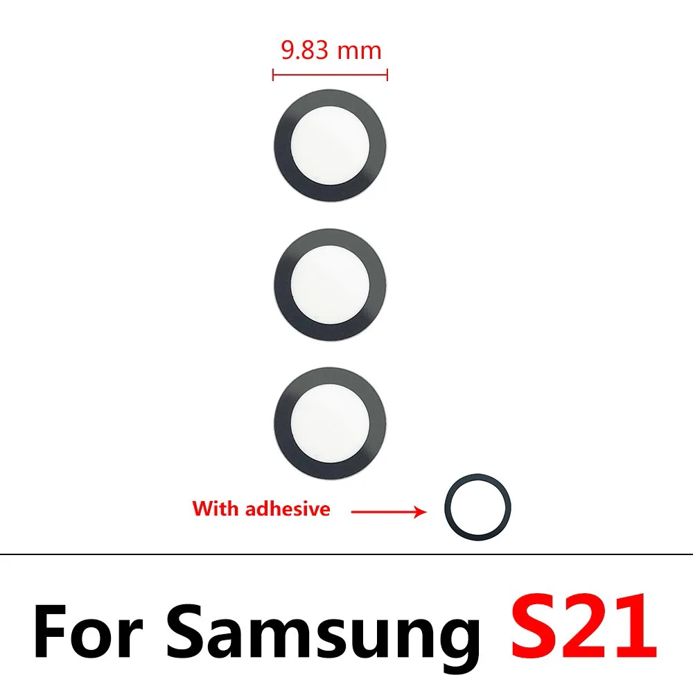 Premium Rear Camera Glass Lens with Adhesive for Samsung Galaxy Series