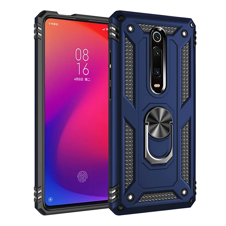 Armor Shockproof Case with Rugged Silicone and Car Holder Ring