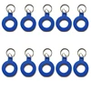10Pcs UID IC 13.56MHz Block 0 Sector Writable RFID Smart M1 S50 Changeable Rewritable Black Key Tag Keychain Keyfobs Card 6