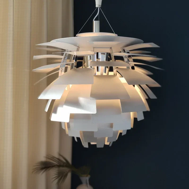Danish Pinecone Pendant Light Nordic Design Home Decor Hnaging Chandeliers Living Dining Room Kitchen Bedroom Art Suspension 3
