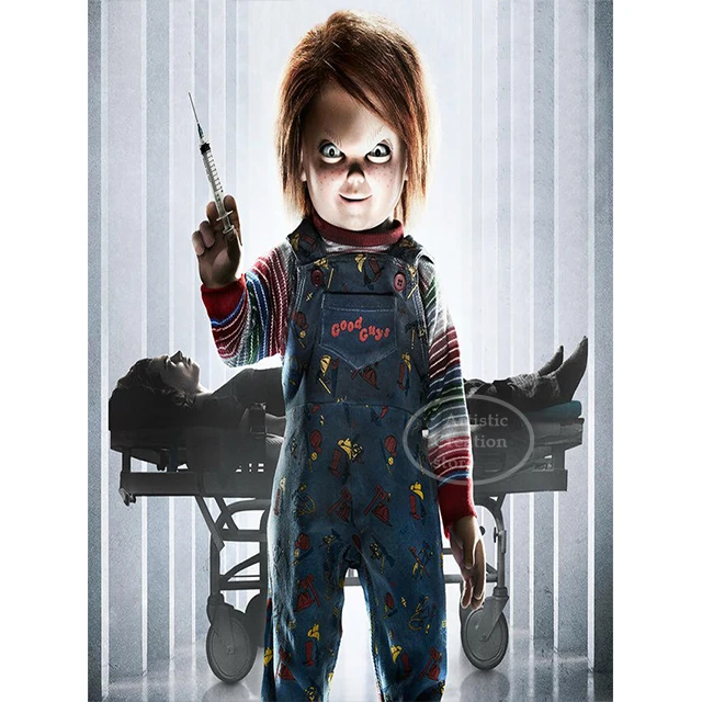 Classic Chucky Horror Character Movie Print Art Canvas Poster For Living Room Decor Home Wall Picture