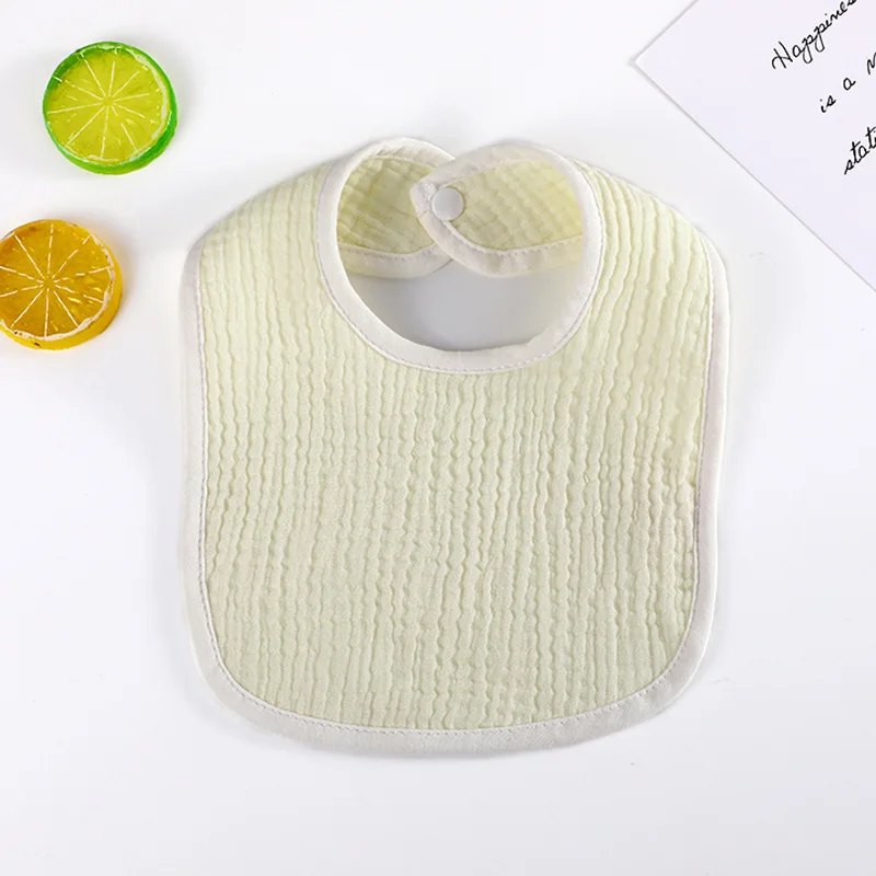 Baby Girl Boy Feeding Bibs Solid Color Apron Saliva Towel Kids Toddler Dinner baberos Bandanas Burp Cloths Newborn Drool Bib 4