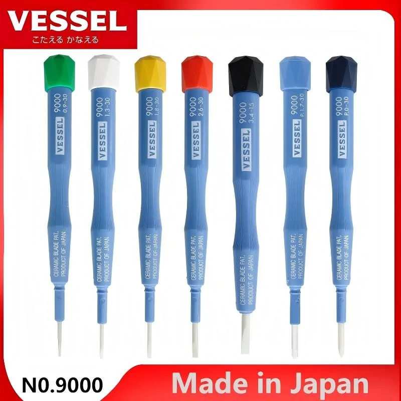VESSEL 9000 시리즈 JIS 세라믹 정밀 드라이버, 절연 테스트 비유도성..