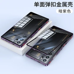 Premium Shockproof Aluminium Case with Tempered Glass & Camera Protection - RedMagic 9 Pro Plus (PURPLE)