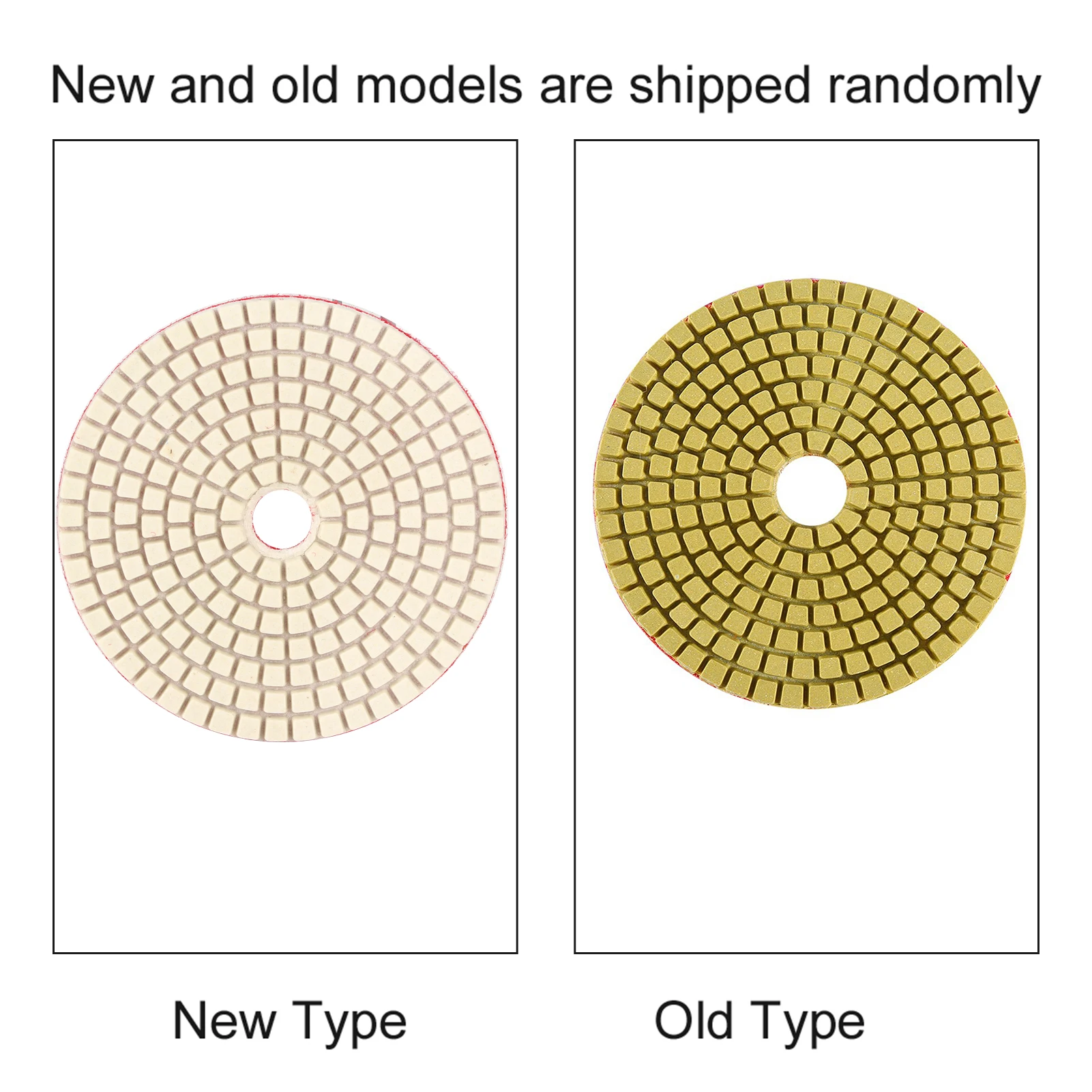 100mm 4" Wet Diamond Grinding Disc Polishing Pad For Granite Stone(Granularity 1500)