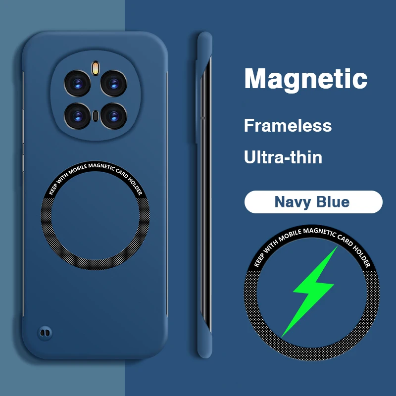Frameless Magnetic Slim Hard PC Phone Case - Original Back Protection Cover