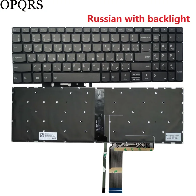 Russo ru Teclado do Portátil para Lenovo Ideapad S34015 S340-15iwl S340-15api S340-15iml S340-15iil Novo Teclado de substituição - Imagem 4