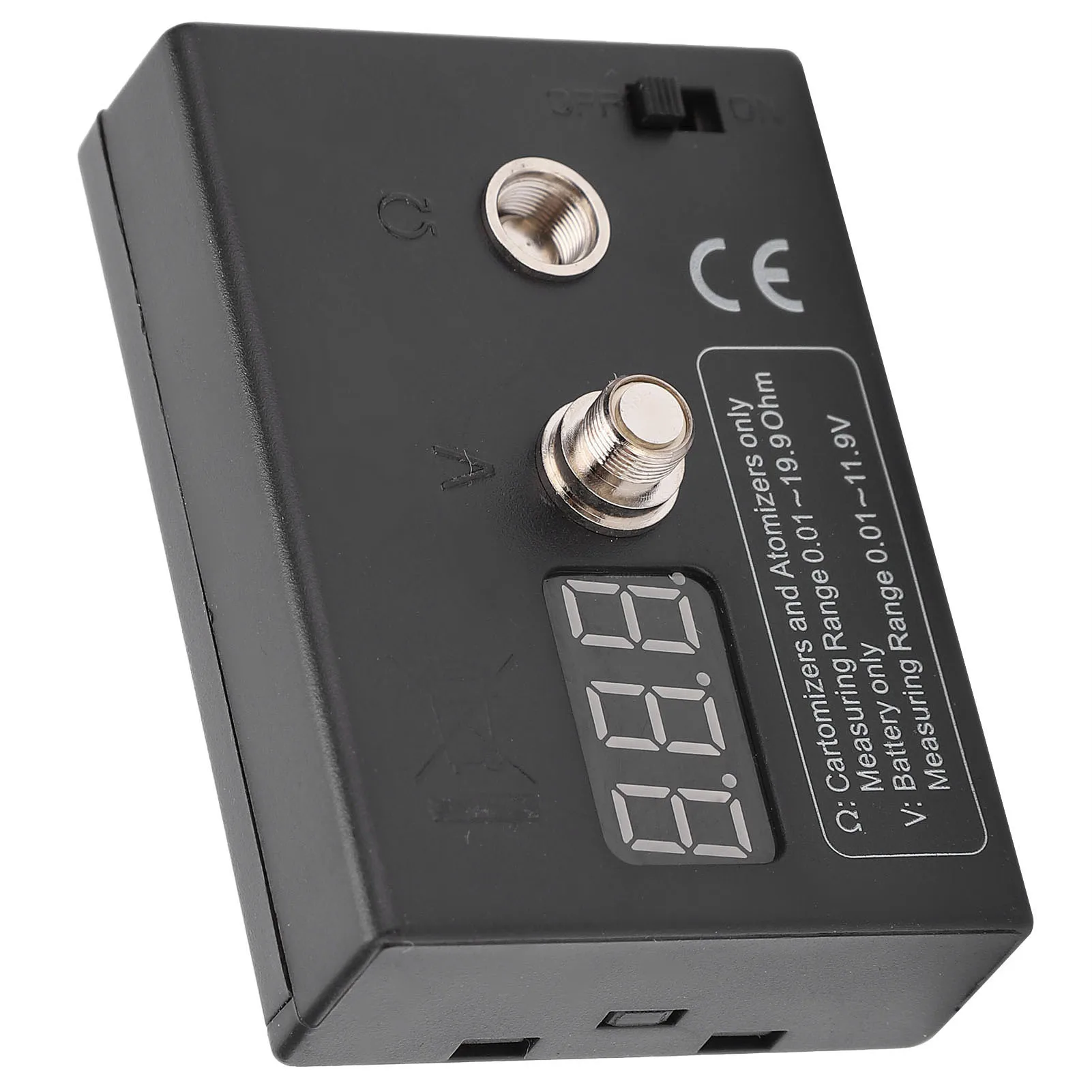 Resistance OHM Meter Measuring Reader Coil Tester Wire DIY Tool Atomizer 3V 0.01-20&Omega;