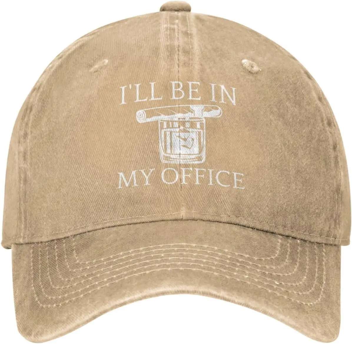 

Я буду в офисе, мужская шапка с дизайнерской шапкой