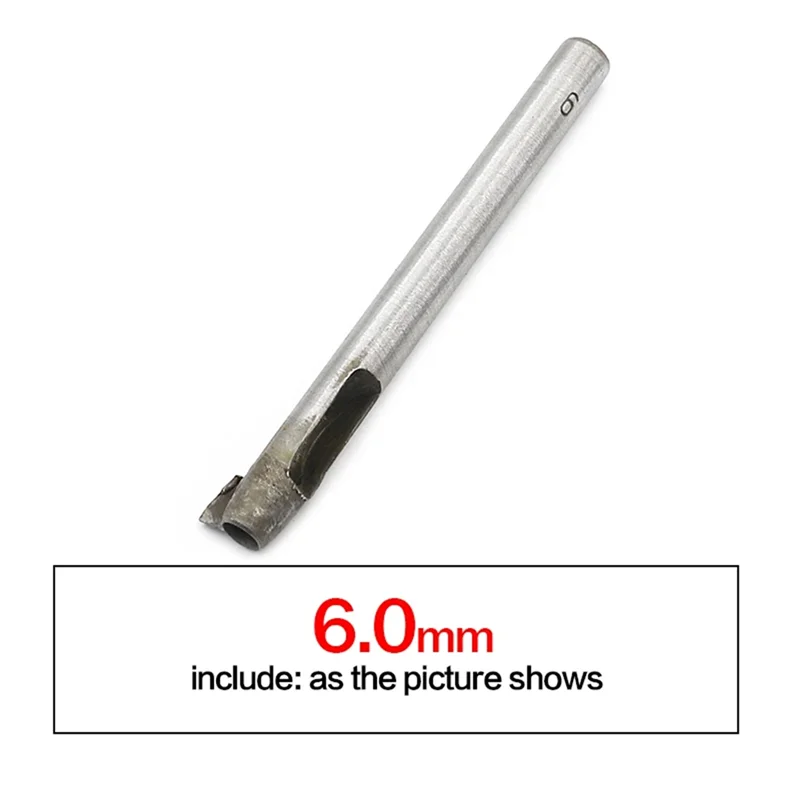 ABAH-DIY 가죽 조각 도구 벨트 구멍이있는 펀칭 DIY 바느질 가죽 Pacifierpunch 가죽 버클 벨트 테일 펀치