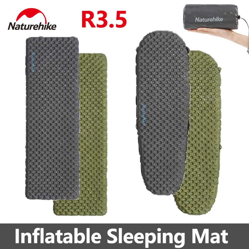 Naturehike R3.5 インフレータブルマット超軽量屋外 20D ナイロン TPU