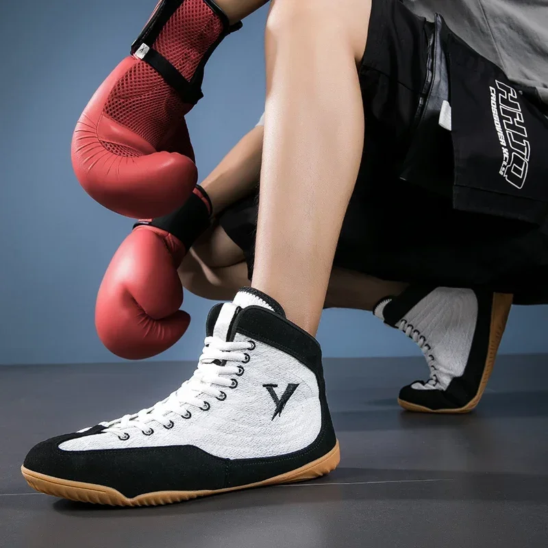 Lightweight and Breathable Best Women's Men's Boxing Wrestling Shoes Boots Boxing Shoes Men Men Wrestling Fighting