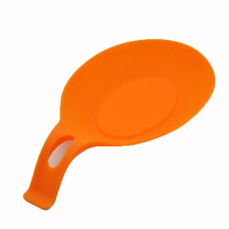 Silicone Insulation Spoon Shelf Heat Resistant Placemat Drink Glass Coaster Tray Spoon Pad Eat Mat Pot Holder Kitchen Tool