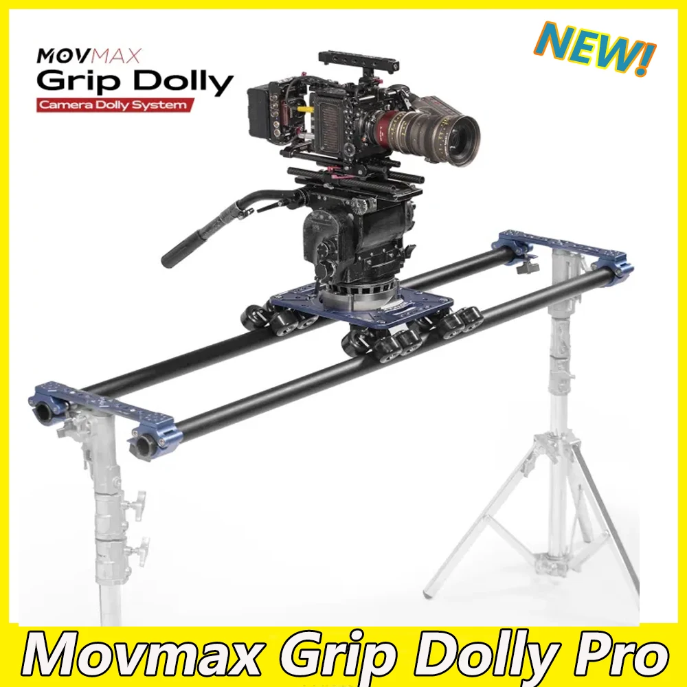 Vaxis Movmax Slider Camera Dolly System Grip Dolly / Grip Dolly Pro Con Flightcase Flessibilità E Adattabilità Senza Pari
