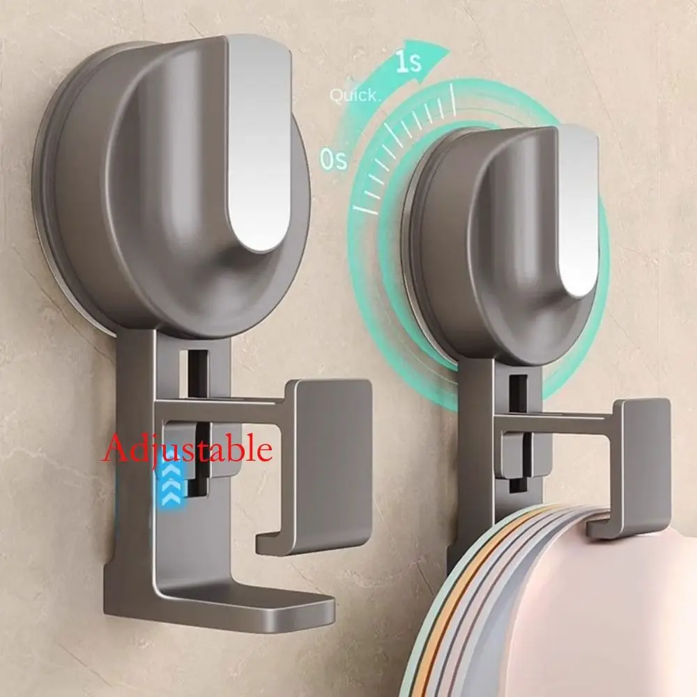 Plastic Washbasin Storage Rack Traceless Rotating Hole-Free Basin Hook Space Saving Waterproof Washbasin Hook Bathroom