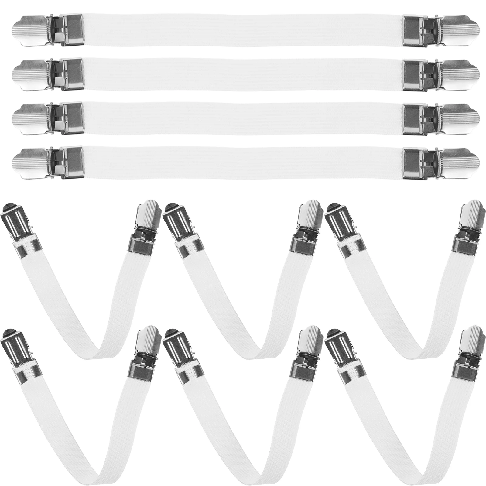 

16 Pcs Ironing Board Clip Accessories Elastic Cover Clips Holder Straps Holders Fasteners Clamps Multifunction Bedspread for