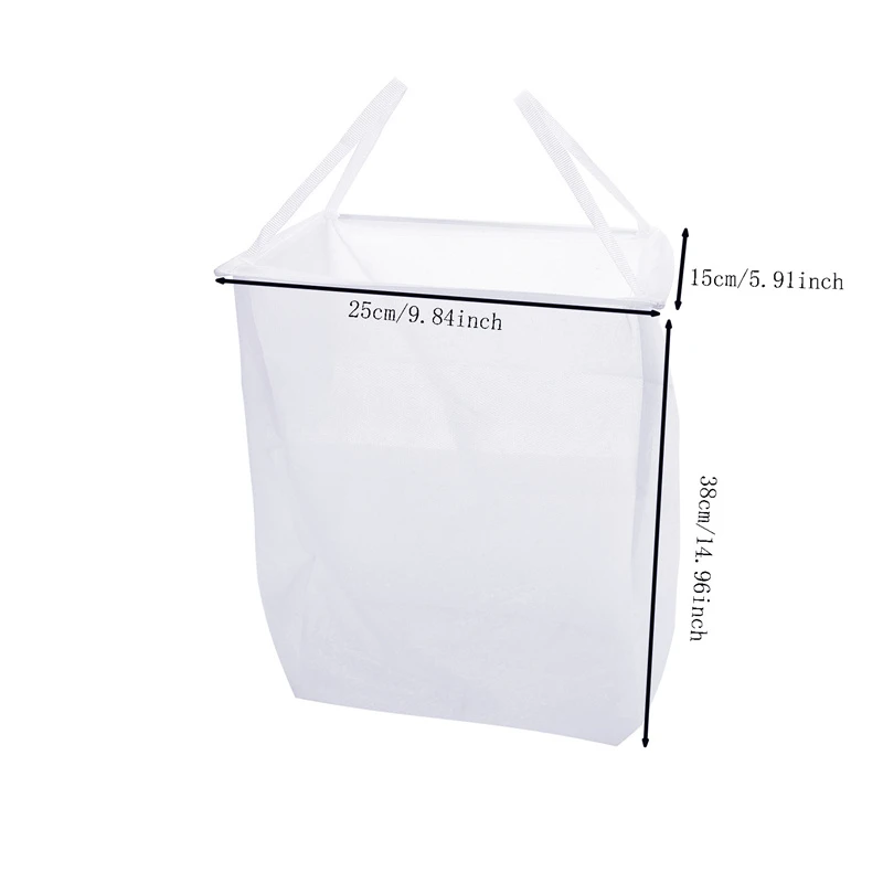 Hanging Net Bag With Sticker Wall-Mounted Laundry Basket Dirty Clothes Storage Basket Bathroom Organzier Mesh Bag Laundry Hamper laundry bag laundry basket laundry bags laundry hamper clothes basket