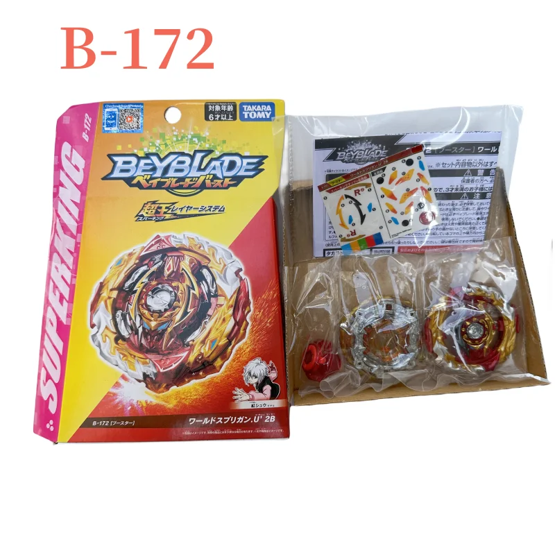 

Original Takara Tomy Beyblades Burst B172 Booster World Spriggan.U' 2B Gold Edition Original Takara Tomy Beyblades Burst B172 B