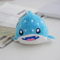 2023Cartoon Creative Marine Animal Series Plush Keychain Pendant Doll Kids Cute Shark Sea Lion Stuffed Plush Toys Children Gift 2