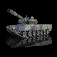 2.4G HENG LONG 1/16 Scale 7.0 Plastic Leopard2A6 RTR RC Tank Barrel Recoil 3889 Remote Control Toys for Boy BB TH17574-SMT4 2
