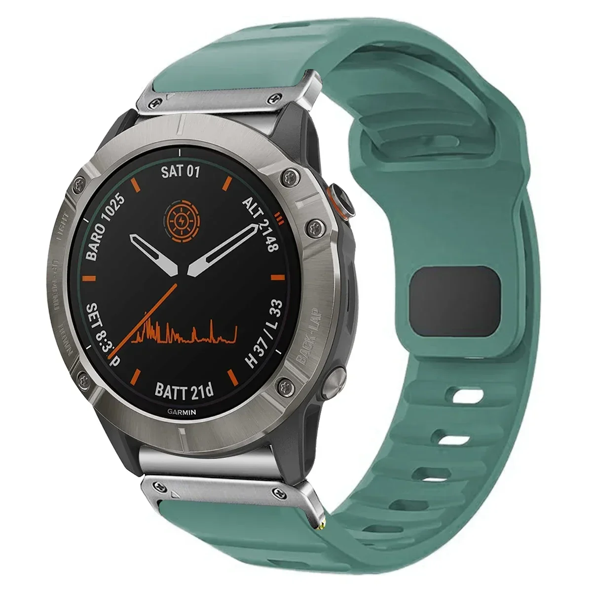 QuickFit Silicone No-Gap Watchband - Versatile 22mm & 26mm Strap
