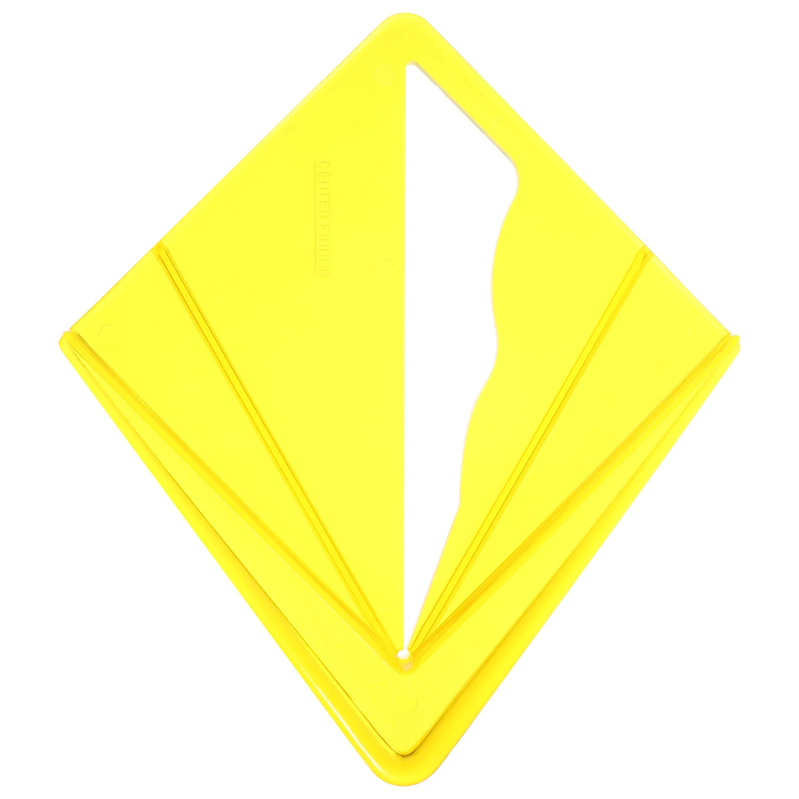 

Tehaux Square Tool Yellow Transparent Center Finder Woodworking Marking Tool Device Square Round Octagon Woodworkers