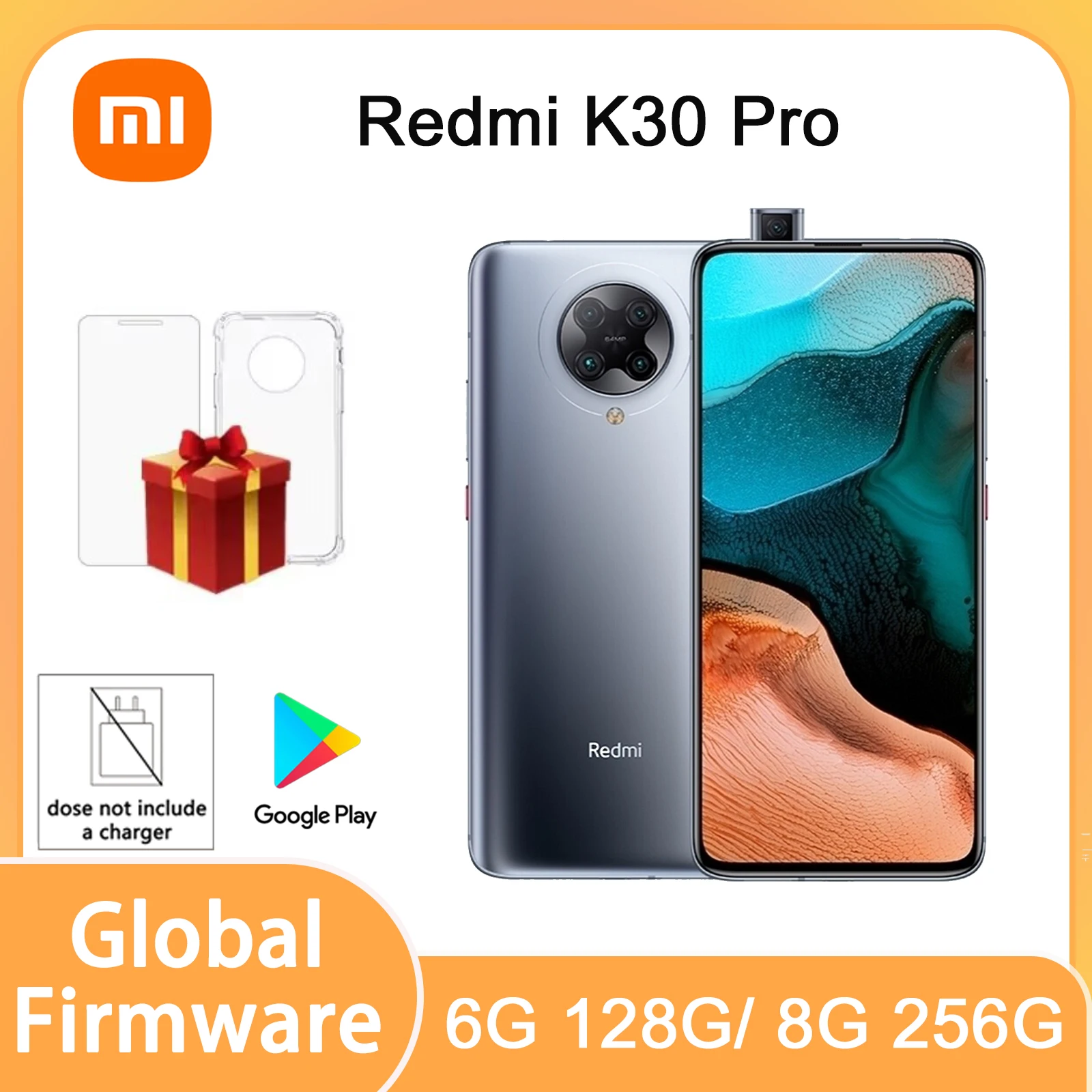 Global firmware Xiaomi Redmi K30 Pro 5G Smartphone POCO X2 Celular 6.67 inches Snapdragon 865 5G used phone no charger