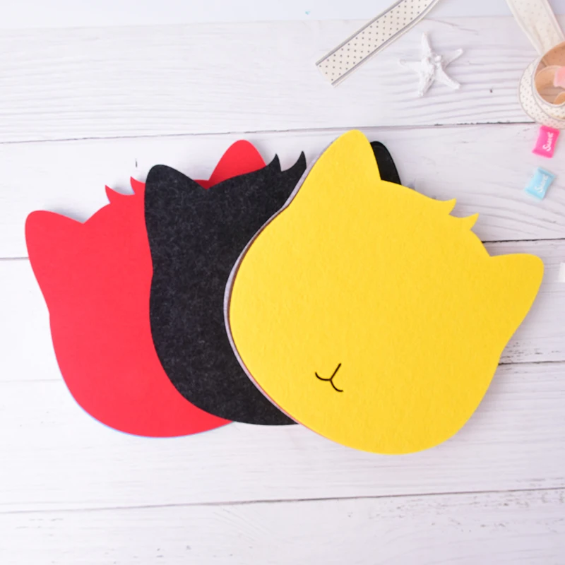 1pcs Mouse Pad Hot Cat Shape Anti-Slip Laptop Mouse Pad For Optical Laser Promotion