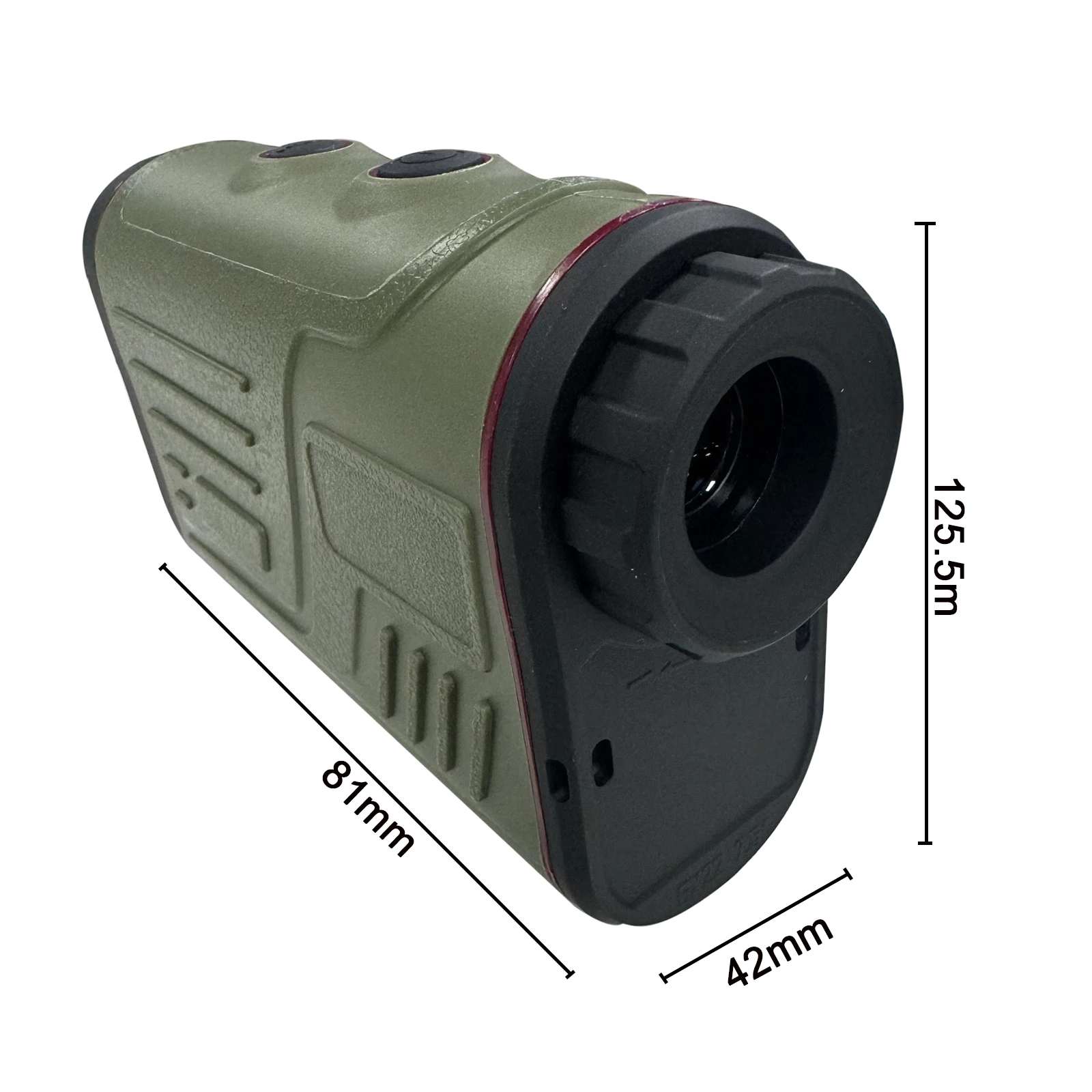 600m Laser Rangefinder for Hunting 6X Magnification Range Finder Speed Measure Distance Meter for Hunting Outdoor Hiking Concert