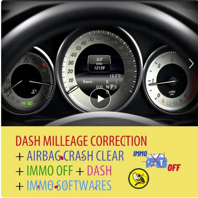 

32GB Package DASH MILLEAGE CORRECTION + AIRBAG CRASH CLEAR + IMMO OFF + DASH + IMMO SOFTWARES Download installation video