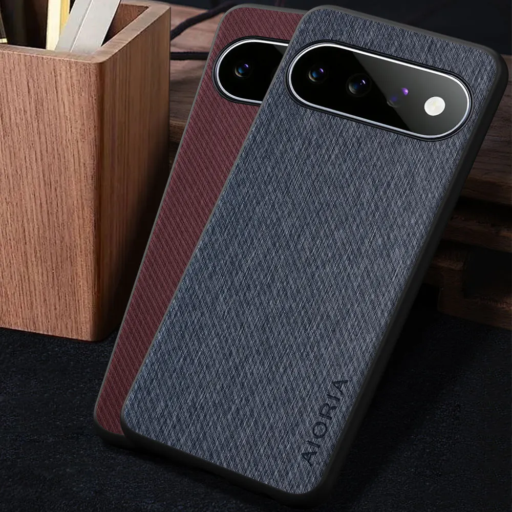 Luxury Vintage Cloth Pattern Leather Skin Phone Case Cover