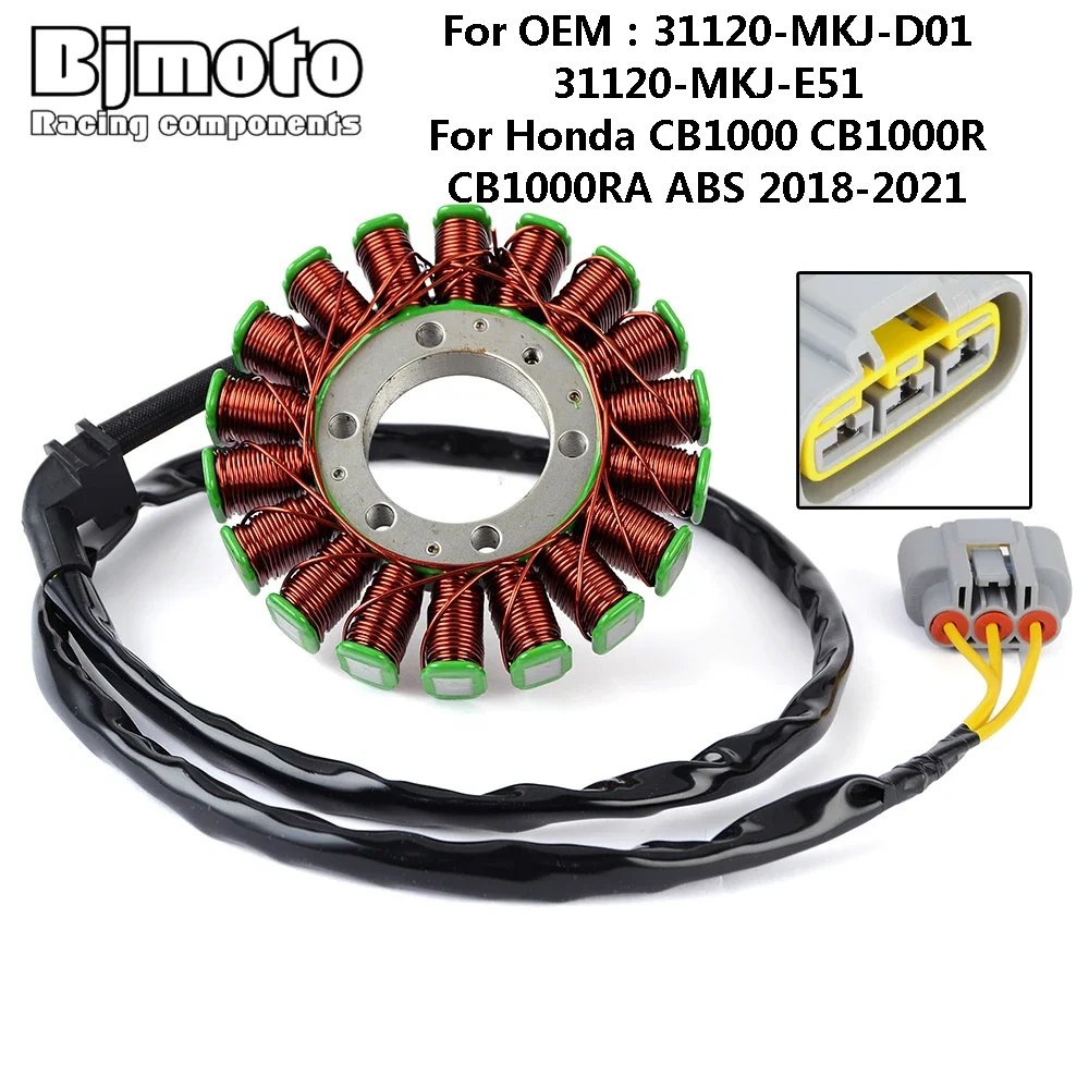 

Motorcycle Generator Stator Coil For Honda CB1000 CB1000R CB1000RA ABS 2018-2021 31120-MKJ-D01 31120-MKJ-E51