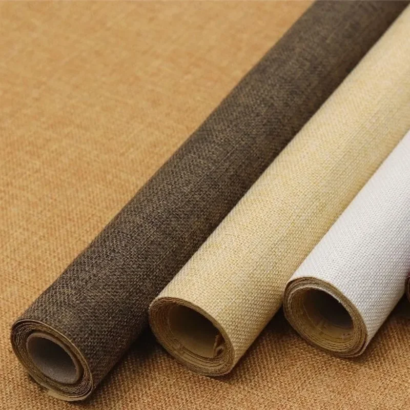 자기 접착제 리넨 패브릭, 리넨 소파 소파 가구 수리 패치, Diy 공예 보석 상자 책 표지에 대한 리넨 패브릭 스티커