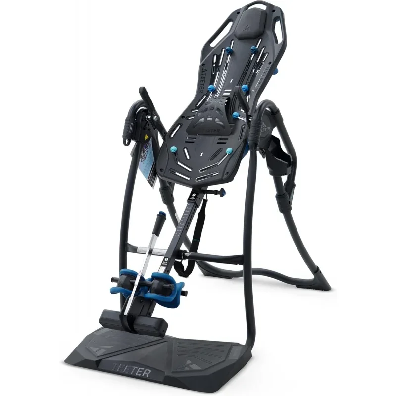 FitSpine LX9 Inversion Table Deluxe Easy-to-Reach Ankle Lock Back Pain Relief Kit FDA-Registered LX9-Black