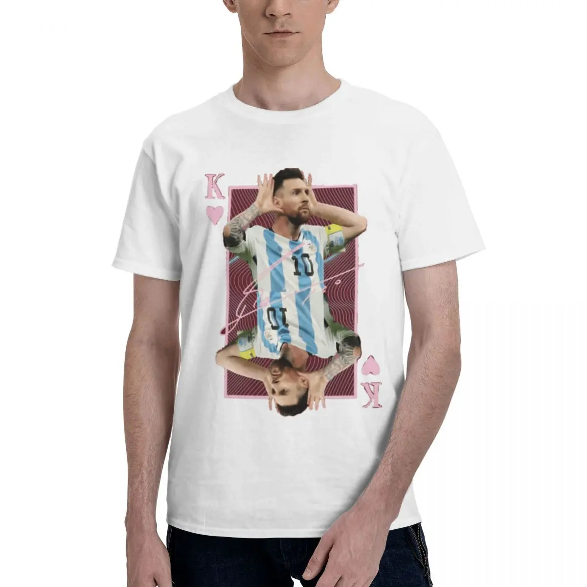 Celebration Gost E Andrmuslims E Messi E Argentina No.10 Goat Caricature 10 Movement Premium T-Shirt Vintage Home