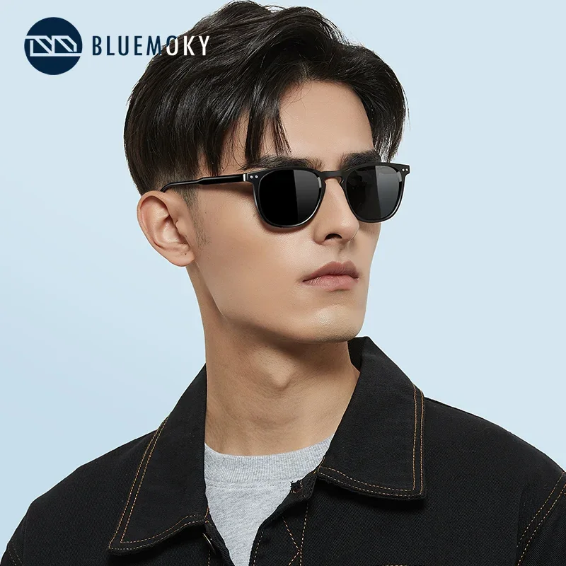 

BLUEMOKY Retro Bifocal Reading Glasses Square Presbyopia Sun Glasses With Diopters Men Women Outdoor UV400 Hyperopia Sunglasses