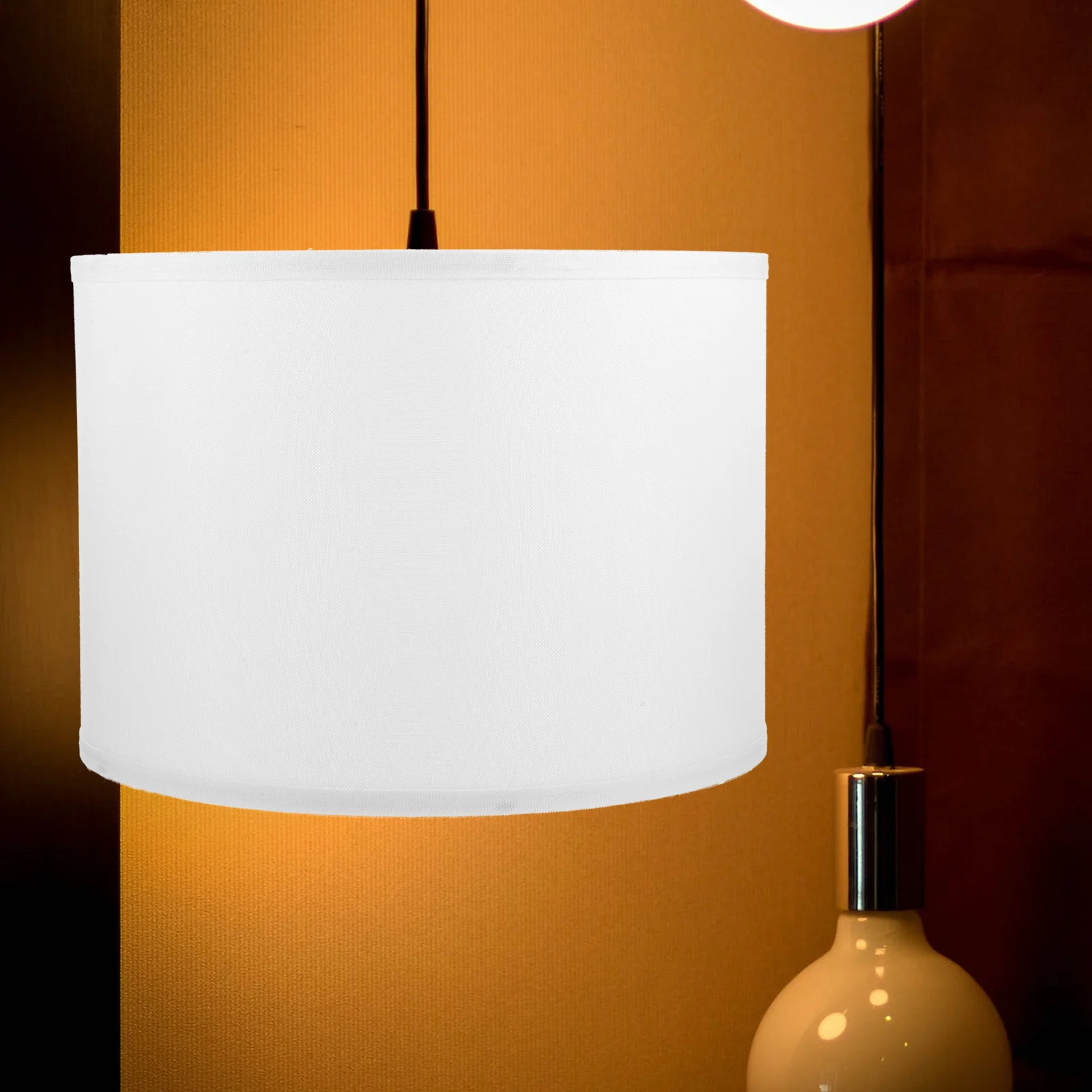 Lamp Shade Pendant Light Ceiling Cover Fabric Table Shades for Floor Lamps Wall Lampshade Bulb