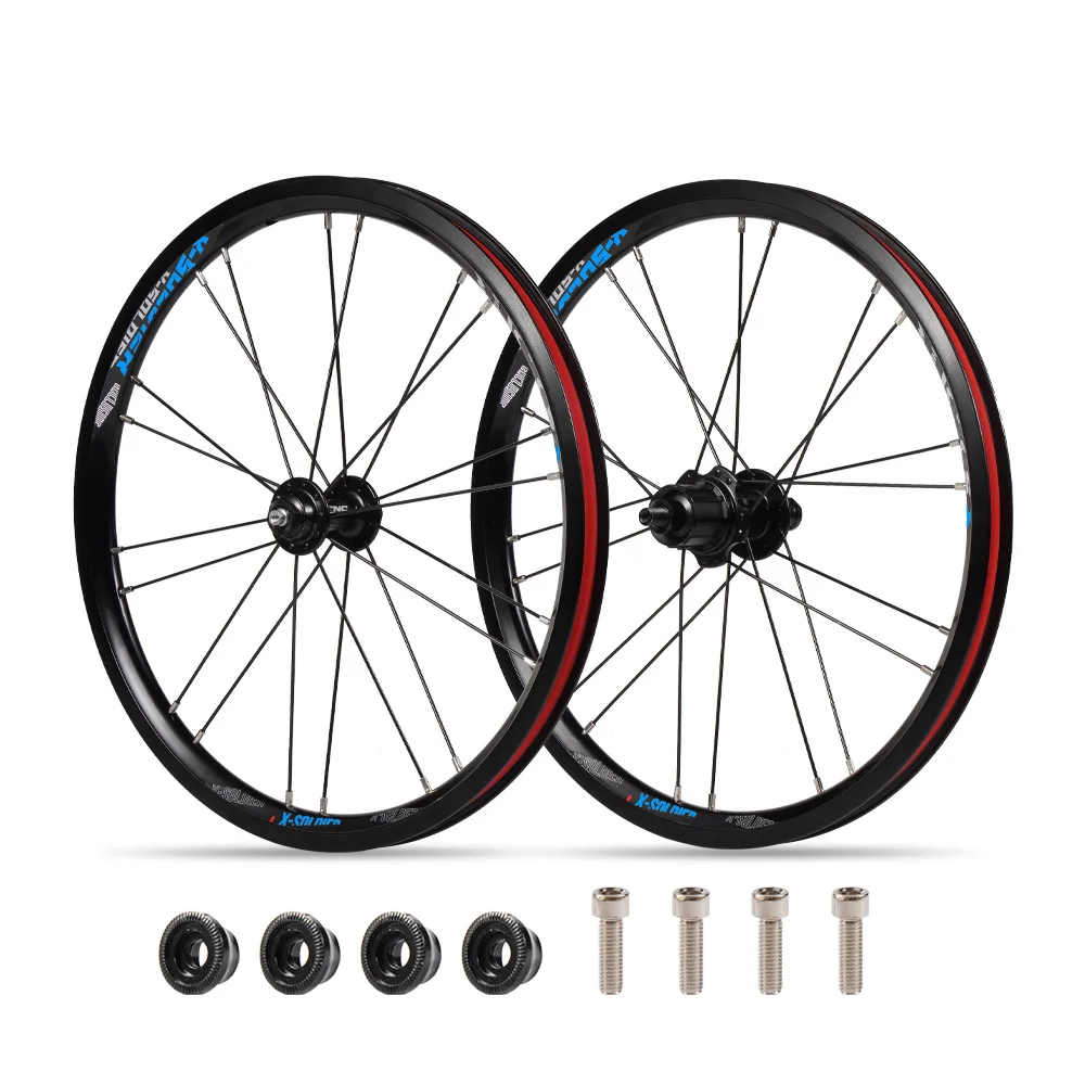 ブロンプトンバイクホイール用 CNC バイクホイールセット、349mm 16