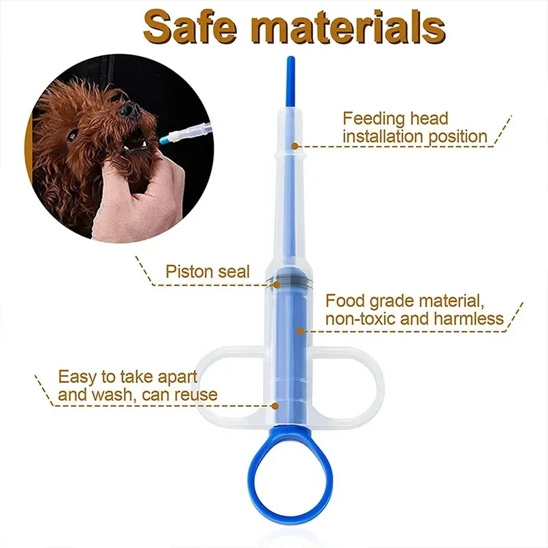 1/5/10Pcs Pet Pill Applicator Syringe – Medicine, Water & Milk Feeder for Cats & Dogs, Deworming & Injection Tool 5