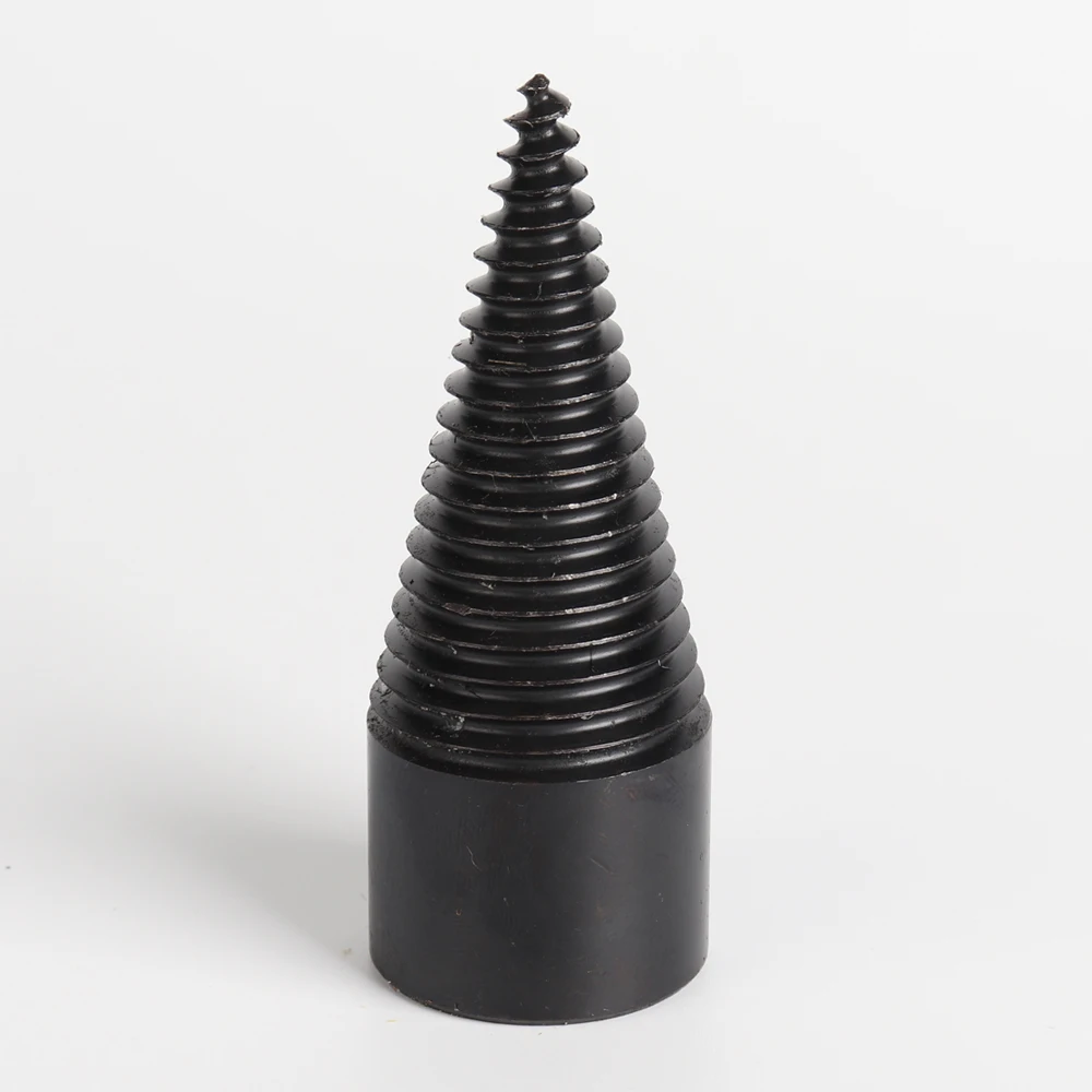 1Pcs 32/38/42/50mm Firewood Splitter Cone Drill Bit Round Hex Square Shank Wood breaker Split Woodworking Tools