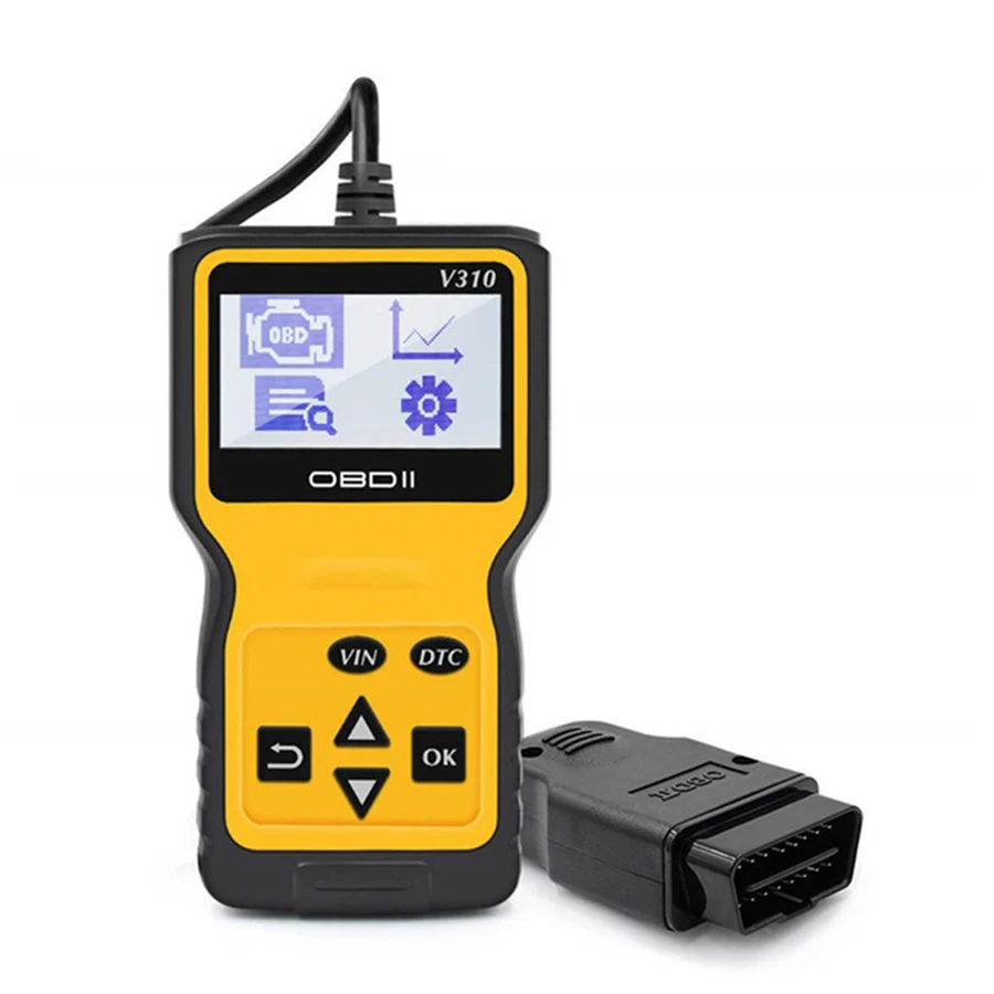 

V310 OBD2 Code Reader OBDII EOBD Read/Clear Fault Scan Tools Car Diagnostic Tool Auto OBD2 Scanner Multi-language