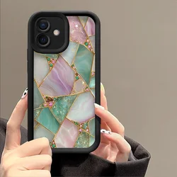 Luxurious Pink Green Marble Texture Printed Phone Case - Anti - Drop Silicone Soft Cover - Google Pixel 8 Pro (JGHCX361J1)