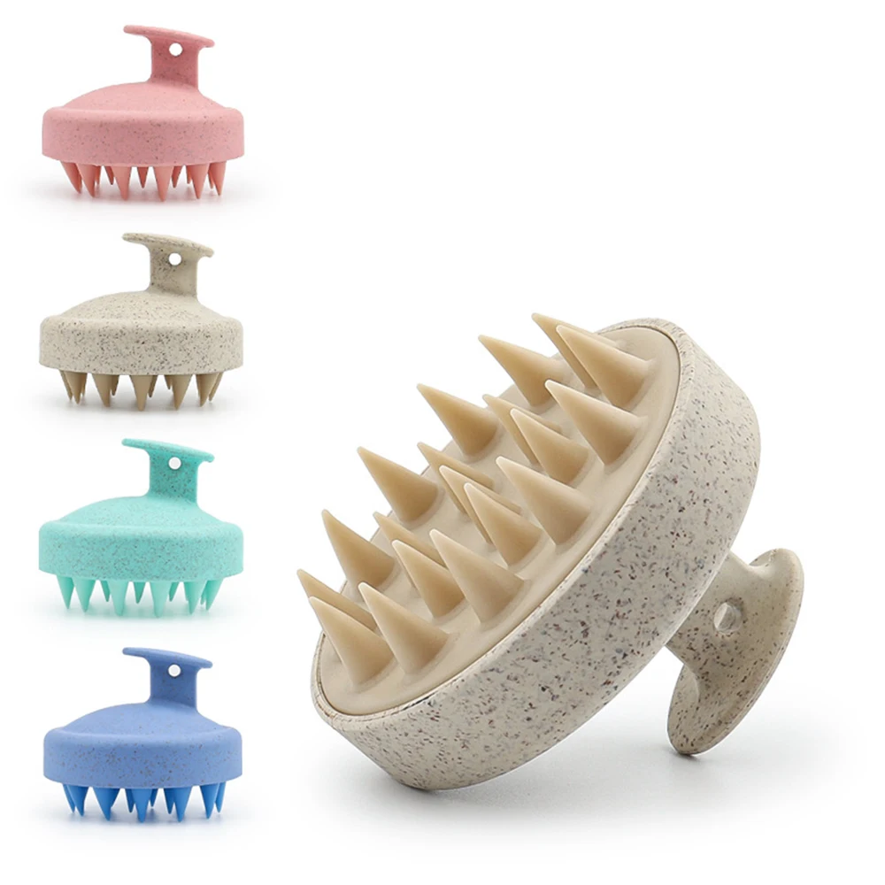 Silicone Shampoo Brush 1pc Body Massage Brush Bath Shower Salon Hairdressing Tool Scalp Massage Comb Hair Washing Comb